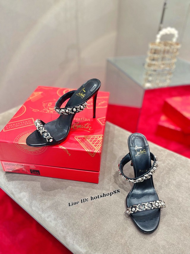 Paris Texas專櫃同步最新鏈條系列-高跟單鞋 dx1459